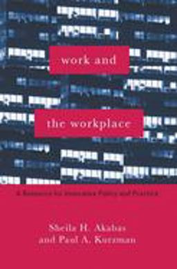 Work and the Workplace A Resource for Innovative Policy and Practice  9780231111676 Front Cover