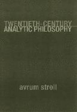 Twentieth-Century Analytic Philosophy  9780231112215 Front Cover