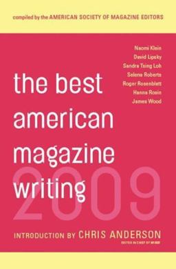 Best American Magazine Writing 2009 1st 2009 9780231147965 Front Cover