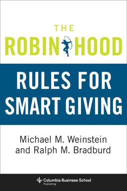 Robin Hood Rules for Smart Giving  9780231158367 Front Cover