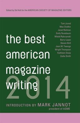 Best American Magazine Writing 2014  9780231169578 Front Cover
