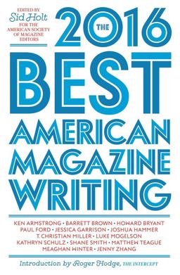 Best American Magazine Writing 2016  9780231181556 Front Cover