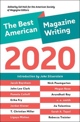 Best American Magazine Writing 2020  9780231198011 Front Cover