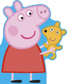Peppa Pig: All about Peppa A Peppa-Shaped Board Book  9780241321553 Front Cover