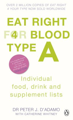 Eat Right for Blood Type A Individual Food, Drink and Supplement Lists  9780241954379 Front Cover