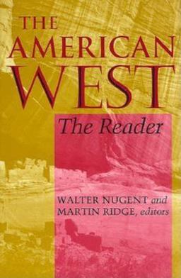 American West The Reader  9780253212900 Front Cover