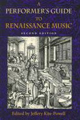 Performer's Guide to Renaissance Music 2nd 9780253348661 Front Cover
