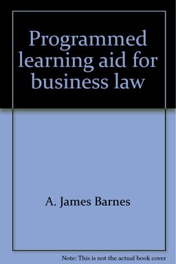 Programmed Learning Aid for Business Law