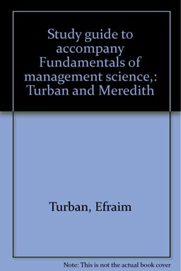 Fundamentals of Management Science
