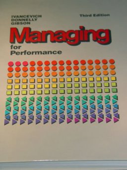 Managing for Performance