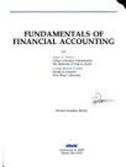 Fundamentals of Financial Accounting
