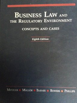 Business Law and the Regulatory Environment