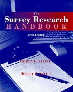 Survey Research Handbook 2nd 9780256103212 Front Cover
