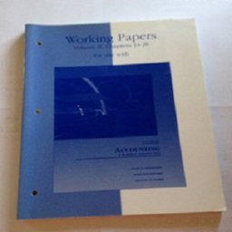 Accounting Working Papers Accounting Working Papers