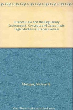 Business Law and the Regulatory Environment