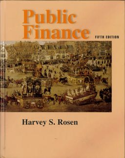 Public Finance 5th 1998 9780256173291 Front Cover