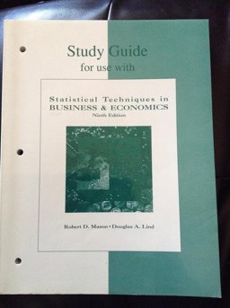 Statistical Techniques in Business and Economics