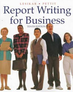 Report Writing for Business 10th 9780256236910 Front Cover
