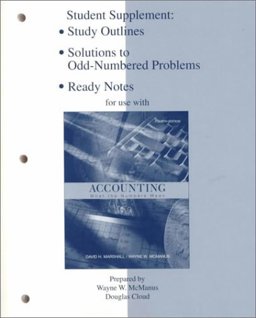 Solutions to Odd Number Problems for Use with Accounting