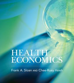 Health Economics  9780262016766 Front Cover