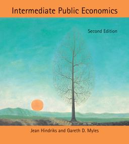 Intermediate Public Economics, Second Edition 2nd 9780262018692 Front Cover