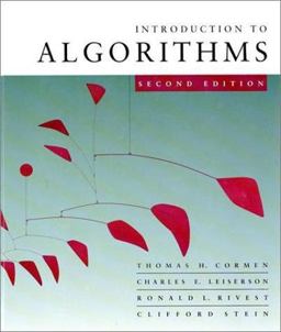 Introduction to Algorithms 2nd 9780262032933 Front Cover