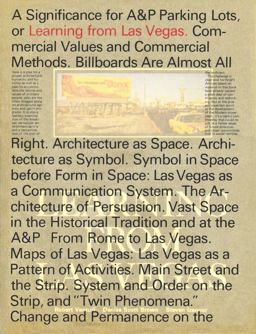Learning from Las Vegas, Facsimile Edition  9780262036962 Front Cover
