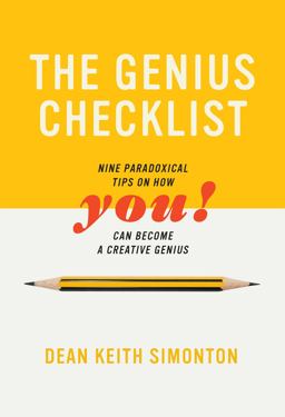 Genius Checklist Nine Paradoxical Tips on How You Can Become a Creative Genius  9780262038119 Front Cover
