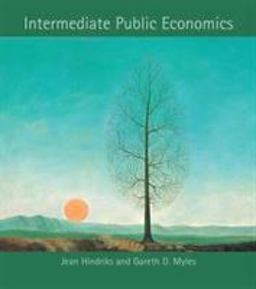 Intermediate Public Economics  9780262083447 Front Cover