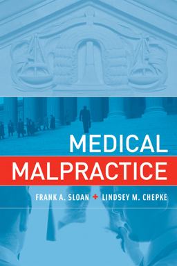 Medical Malpractice  9780262515160 Front Cover