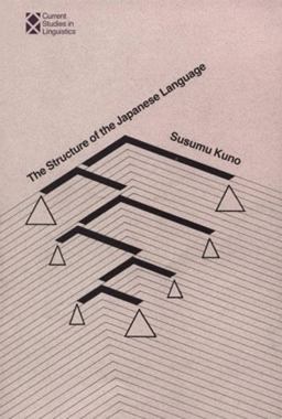 Structure of the Japanese Language  9780262519281 Front Cover