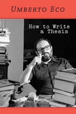 How to Write a Thesis  9780262527132 Front Cover