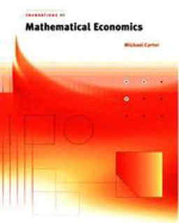 Foundations of Mathematical Economics  9780262531924 Front Cover