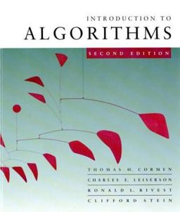 Introduction to Algorithms 2nd 9780262531962 Front Cover
