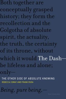 Dash-The Other Side of Absolute Knowing  9780262535359 Front Cover