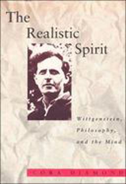 Realistic Spirit Wittgenstein, Philosophy, and the Mind  9780262540742 Front Cover