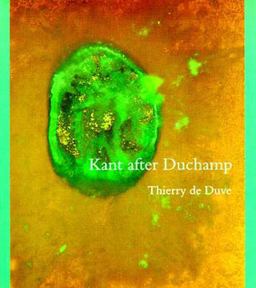 Kant after Duchamp  9780262540940 Front Cover