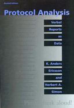 Protocol Analysis, Revised Edition Verbal Reports As Data 2nd 9780262550239 Front Cover