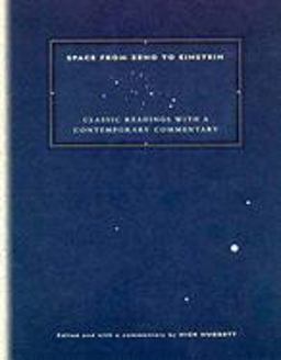 Space from Zeno to Einstein Classic Readings with a Contemporary Commentary  9780262581691 Front Cover