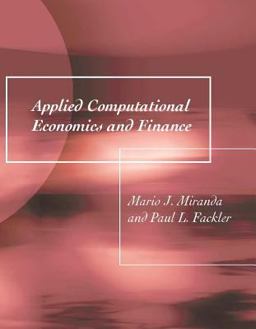Applied Computational Economics and Finance  9780262633093 Front Cover