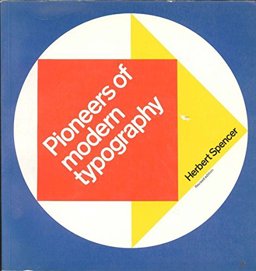 Pioneers of Modern Typography  9780262690812 Front Cover
