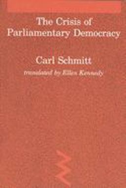 Crisis of Parliamentary Democracy  9780262691260 Front Cover