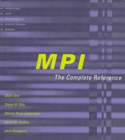 MPI The Complete Reference 1st 1995 9780262691840 Front Cover
