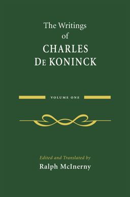 The Writings of Charles de Koninck