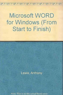 From Start to Finish Microsoft for Windows