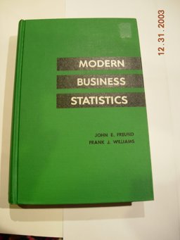 Freund and Williams' Modern Business Statistics