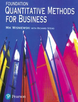 Foundation Quantitative Methods for Business