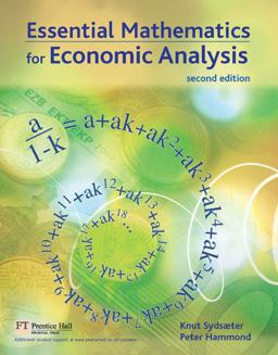Essential Mathematics for Economic Analysis 2nd 9780273681809 Front Cover