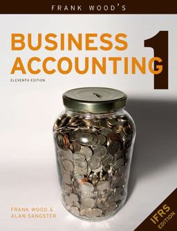 Frank Wood's Business Accounting 11th 9780273712121 Front Cover
