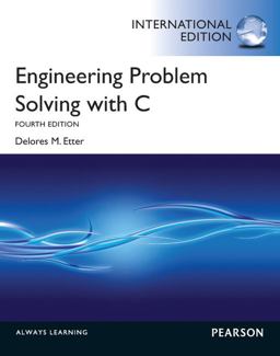 Engineering Problem Solving with C International Edition 4th 9780273768203 Front Cover